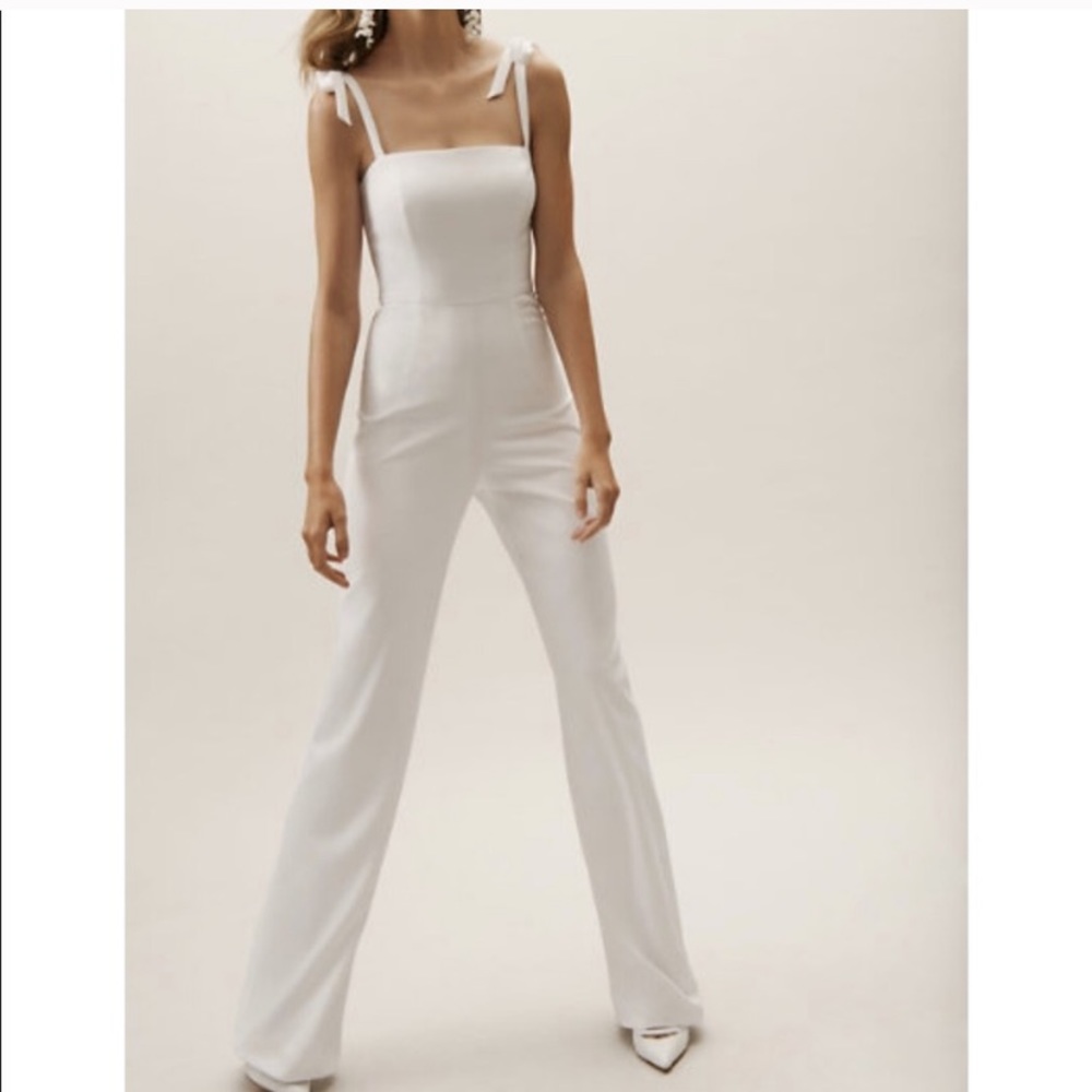 BHLDN bridal jumpsuit